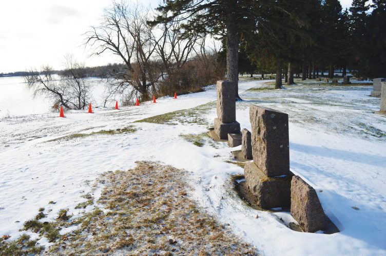 Shore erosion ongoing problem for Balaton cemetery News, Sports, Jobs